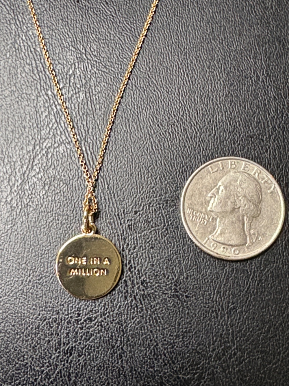 Kate Spade Initial 'M' Gold Pendant Necklace - Picture 5 of 5